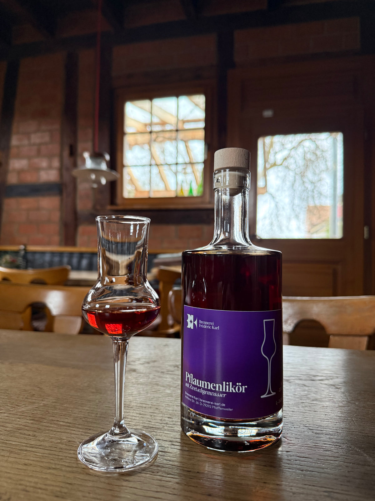 Pflaumenlikör mit Zwetschgenwasser